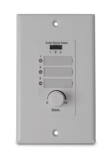 emote evel - For remote gain control, connect the Atlas Sound AAVC-10K (or equal) wall plate to this terminals. Set dip switch 10 to control a mixed signal or Inputs 1, 2, and 3 signal only. 11.