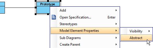 Move the mouse cursor over the Client class, and drag out Association > Class to create an