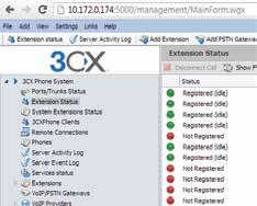 Because 3CX Phone System is just another Windows server application, it is easy to manage too.