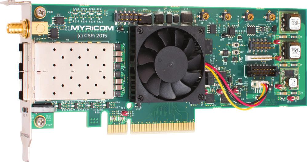 The Myricom ARC Series of Network Adapters with DBL Financial Trading s lowest latency, most full-featured market feed connections Drive down Tick-To-Trade latency with CSPi s Myricom ARC Series of