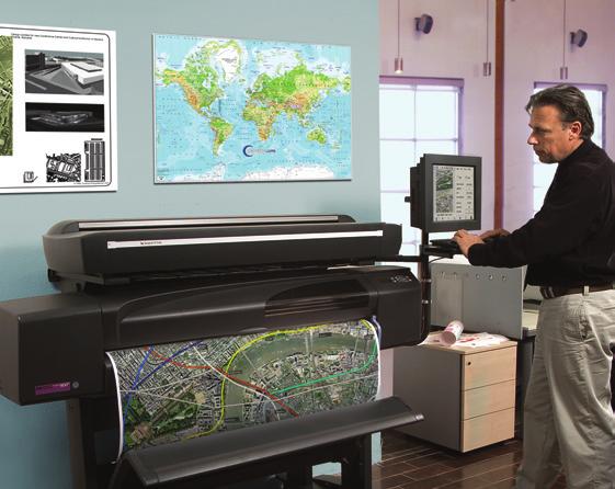 HP Designjet 815mfp Large-format multi-functional printer