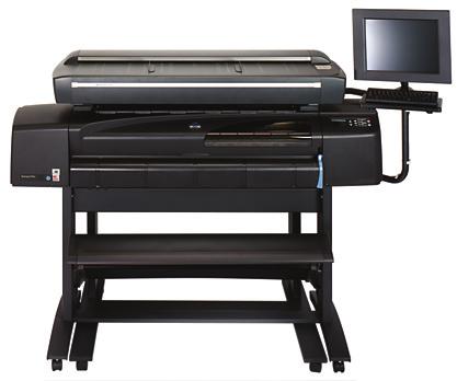 HP Designjet 815mfp 1. Colour copy and print up to 42-inch wide straight from the HP Designjet 815mfp.