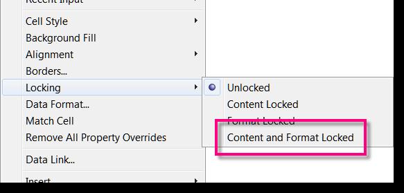 A lock icon and tooltip will appear on the cursor when you hover over a selected and locked cell in a table. Where is It?