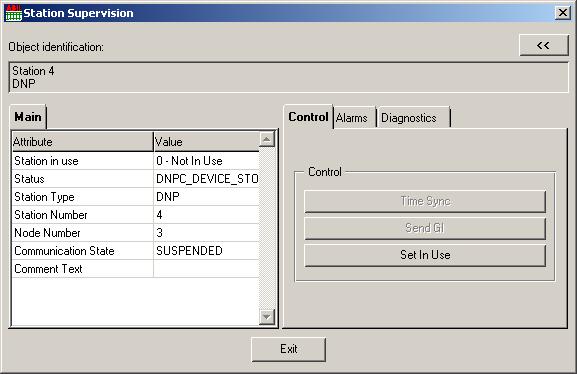SYS 600 9.3 1MRS756635 Figure 10.5: Expanded station supervision control dialog 10.2.3.2 Application supervision The appearance of the control dialog for application supervision depends on the type of system.