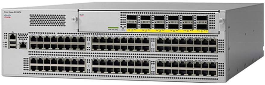 (Figure 5). Figure 5. Cisco Nexus 9396TX Switch The Cisco Nexus 93128TX Switch is a 3RU switch that supports 2.