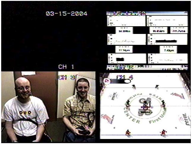 A. Challenge & engagement in a collaborative immersive game Physiological measures were used.