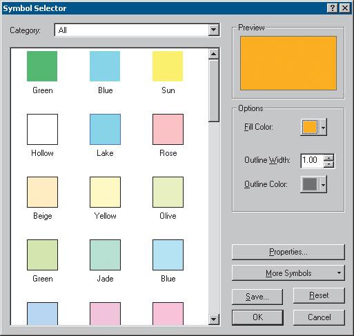 Ramp Colors allows you to manually define a color ramp Change the colors for the first and last classes, then use the Ramp Colors command to fill in the colors for ranges between the first and last