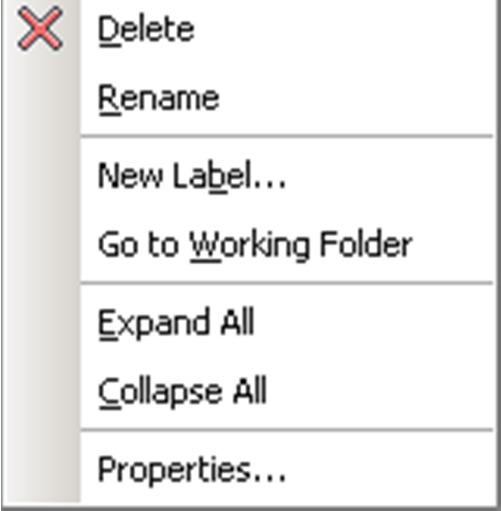 Function New Folder New Library Folder Add Files Description Clicking New Folder creates a new folder directly below the selected folder. This command is only available for nonlibrary folders.