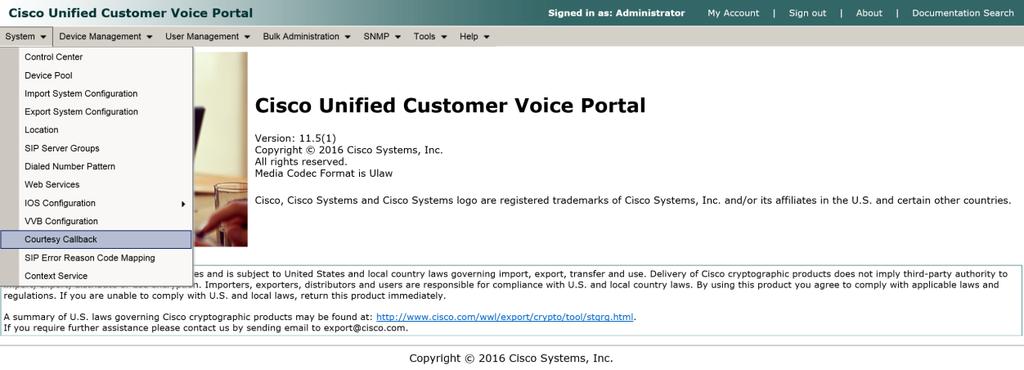 4. Select the Unified CVP Reporting Server available. 5.