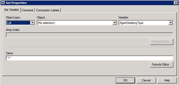 26. Save the script by selecting File and Save or pressing CTRL+S. Lab 4A - Validation: Agent Greeting (AG) Configuration 1.