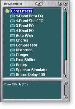 5 - Effects Overview 5 - Effects Overview PatchMix DSP comes complete with a host of great core DSP effects including Compressors, Delays, Choruses, Flangers and Reverb.
