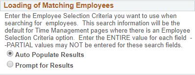 4. Save search criteria if desired. NOTE: Be careful about saving criteria here. No results will be displayed if searching by Position Number and Supervisor ID simultaneously. 5.