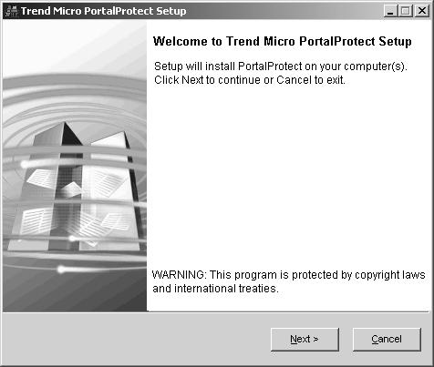 Trend Micro PortalProtect Getting Started Guide To install PortalProtect on a local server: 1.