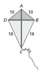 51) In the kite shown, m ADC = 105 and m DAB = 100. Find m DCB. Short Answer: Answer each question fully with complete sentences. 52) Explain why any two regular pentagons are similar.