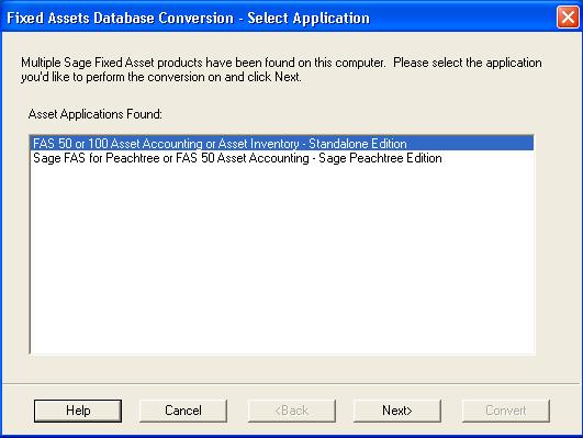 3 Installing FAS 50 Asset Accounting: Upgrading from a Prior Version Step 3: Converting Your Data 5.