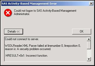 20 Installation Instructions for SAS Activity-Based Management 6.2 Connecting to SAS ABM via HTTPS and Verifying Certificate 1.