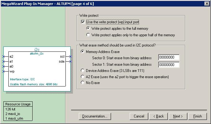 Figure 14 shows page 4 of the altufm MegaWizard Plug-In Manager.