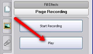 Note: You are also able to review your recording session at a later time if you have saved the notebook.