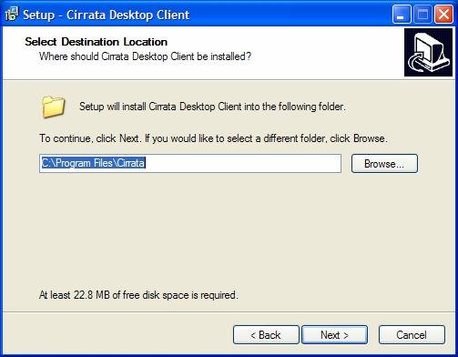 Under the Cirrata Software Downloads click on The Cirrata Client - Version 01.xx 8. When the File Download Window appears - hit Run 9.