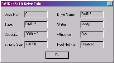 If the corresponding ICP RAID controller is the first controller in the system, the system will boot from the host drive with the lowest number. The name of the host drive.