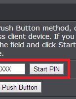 3. To add a wireless device to your network, next to Virtual Push Button, click the Startt Push Button button in the router management page.