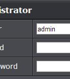 Note: For security purposes, the default administrator user name and password are set to your predefined user name and password setting to access the router management page.