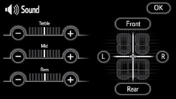Tone and balance Tone How good an audio program sounds to you is largely determined by the mix of the treble, midrange, and bass levels.