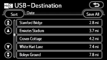 The screen changes and displays the map location of the selected destination and the road preference. (See Starting route guidance on page 67.