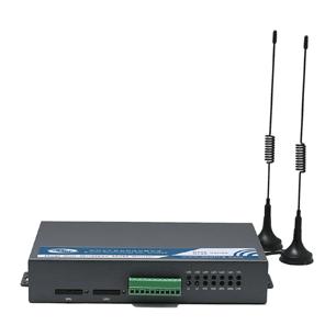 H720 Series Dual SIM Cellular Router Main Industrial class, dual sim dual radio module, two sim card slots.
