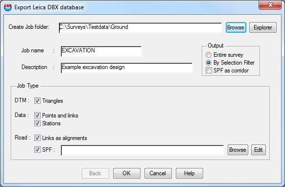 Export Leica DBX Database For use only with the Leica DBX platform (including Viva and Captivate).