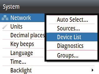 Verify software version via the Device List 2. Save the update file to a USB mass storage device 3.