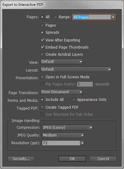 Guide Adobe InDesign 16. Click OK. Note: If a URL hyperlink isn t working in the exported PDF, the problem may be that the hyperlink is a shared destination.