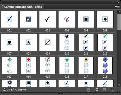 Use the Selection tool (Figure 3) to select the image, shape, or text frame that you want to convert to a button. 8. Choose Window > Interactive > Buttons And Forms. The Buttons And Forms.