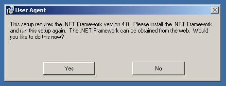 4. Once the installation of Microsoft.NET Framework Version 4.