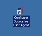 The Sourcefire User Agent adds a quick launch icon to the desktop of the Windows system.