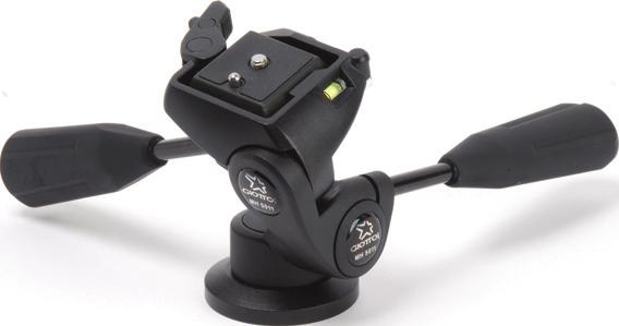 8769 Heads -Way Head Ideal for photography where precise camera positioning is crucial, each axis of movement in controlled by its