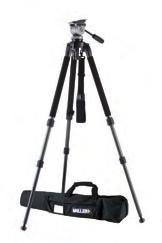 6 in) #832 DS10 Fluid Head (182) 2 Stage 75mm Alloy Tripod (420) Above Ground Spreader (508) ENG/EFP Tripod Rubber Feet (550) Pan Handle with Handle Carrier (680) Tripod Shoulder Strap (554) Softcase
