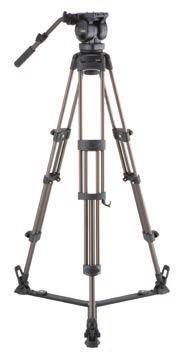 10 7 LX Maximum payload capacity 16kg/35lb Tripod systems with perfect cost performance for lightweight studios and broadcasting Perfect for small cameras attached with monitors and rigs Heads &