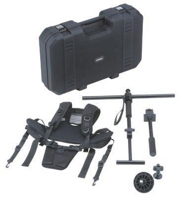 CU30 Control Unit 1. Carrying case 2. Vest 3. T-bar (Main bar + Support pipe) 4. Handle 5. Tripod adapter Tracking rail standard kit TR-320 1.