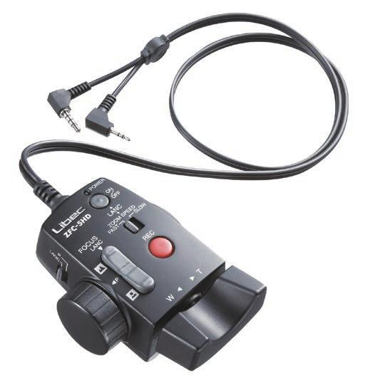 Converter switch for LANC and Panasonic (Most Sony and Canon/Panasonic) 2 positions cable outlet Focus dial for Panasonic Zoom controller Zoom control for ENG lenses ZC-9Pro Extension zoom cable for