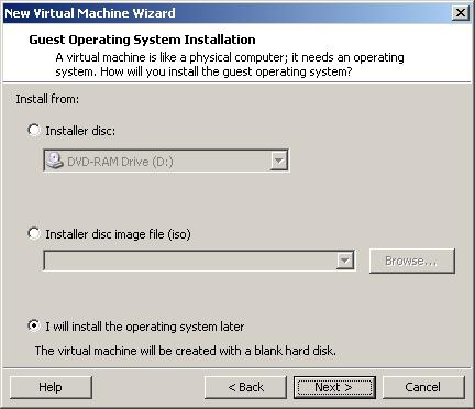 3. Guest Operating System Installation.