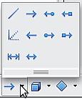 11) 17) Basic Shapes, Symbol Shapes, Block Arrows, Flowcharts, Callouts, Stars: click the black triangle to open a toolbar showing the available shapes in that category.