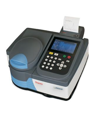 Meet the Thermo Scientific GENESYS UV-Vis Spectrophotometer family Simplify sampling with easy access, flexiblity and choices to fit your varied testing needs.