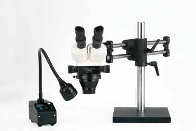 5X-210X (with optional parts) Superb Extra Large (22mm) 10x Eyepieces Stainless Steel Ball Bearing Stand 17" Total Height.7-4.2X Metal Pod Ergonomic 45 Eyepiece Angle.5X Aux.