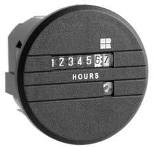 Model 711/731 Electromechanical Hour Meter These 7 figure, AC or DC hour meters with running indicators, offer crisp, distinctive styling for many panel applications.