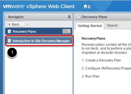 Recovery Plans option under the Inventories