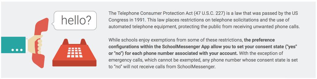 SchoolMessenger and the TCPA Look