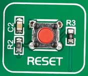Reset Button In the far upper right section of the board, there is a RESET button, which can be used to manually reset the microcontroller.