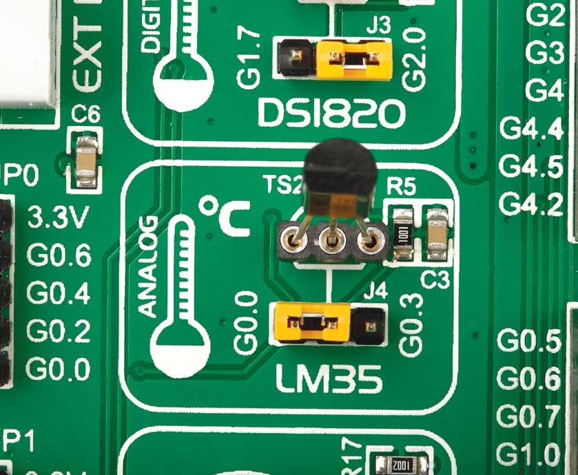 LM35 - Analog Temperature Sensor other modules The LM35 is a low-cost precision integrated-circuit temperature sensor, whose output voltage is linearly proportional to the Celsius (Centigrade)