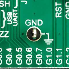 reference when you monitor signals on microcontroller pins, or signals of on-board